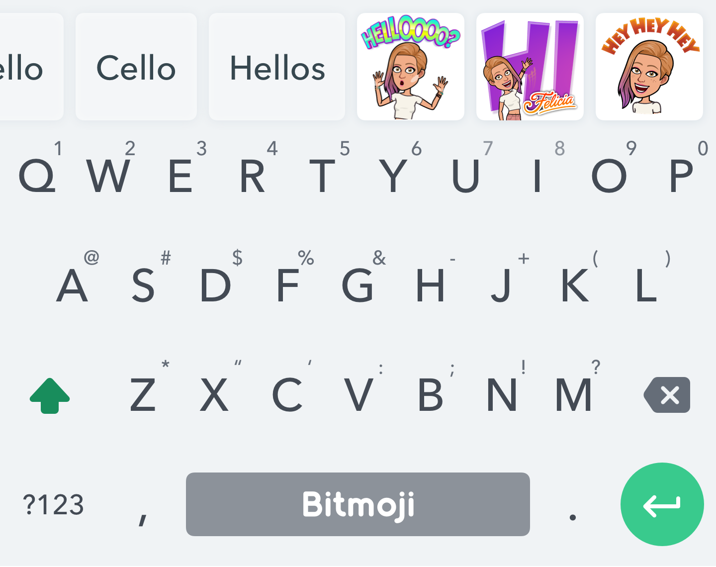 samsung bitmoji keyboard