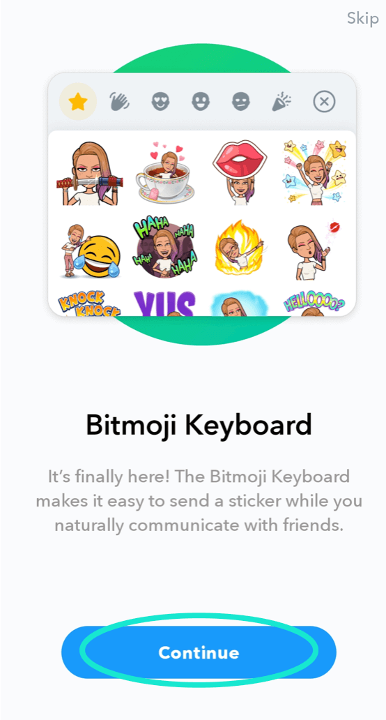 bitmoji keyboard app