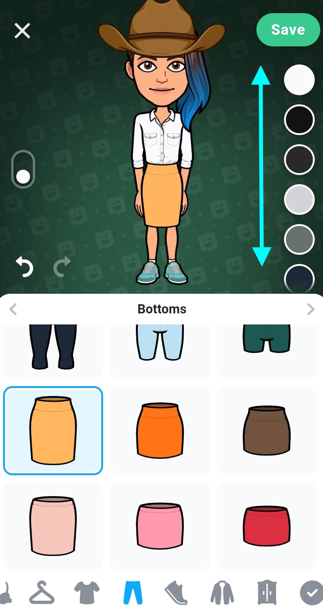 Mix And Match Outfits Bitmoji Support