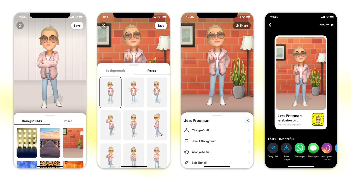 Customizing Bitmoji Clothing 